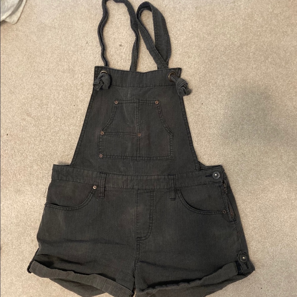 Jean overall shorts